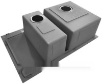 Кухонная мойка Stellar Decor S7850NB-2L-D (нано черный)