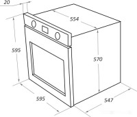 Духовой шкаф Maunfeld EOEH.7611SCB