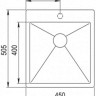 Кухонная мойка Zorg ZRN 5045 3 мм