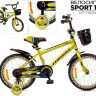 Детский велосипед Favorit Sport 16 SPT-Y16GN (лайм)