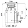 Измельчитель пищевых отходов Franke Turbo Elite TE-75