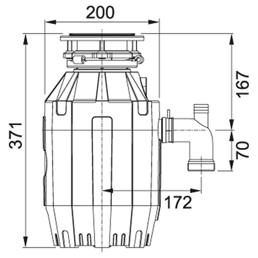 Измельчитель пищевых отходов Franke Turbo Elite TE-75