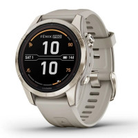 Умные часы Garmin Fenix 7S Pro Sapphire Solar (мягкое золото/песок)