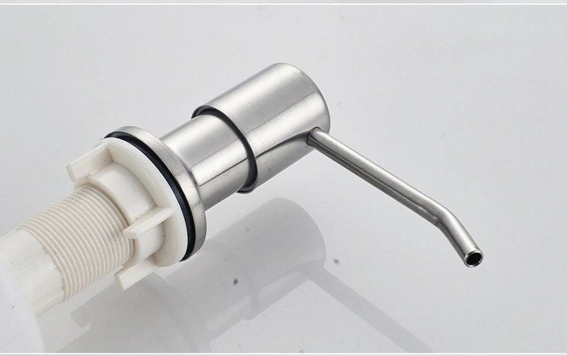 Кухонная мойка БелЭворс Со смесителем и дозатором Styl L + L74004-9 + L405-1 (серый/сатин)