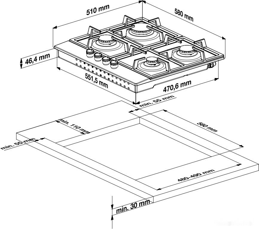 Варочная панель Beko HILW 64325 SB