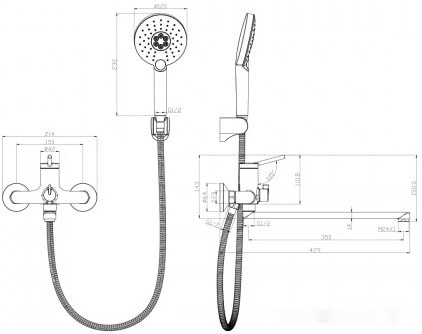 Смеситель Lemark Minima LM3851C