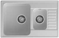 Кухонная мойка GranFest QUARZ Z-21K (серый)