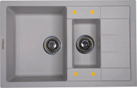 Кухонная мойка Ecoshtein Rechteck 781.5 (серый шелк)