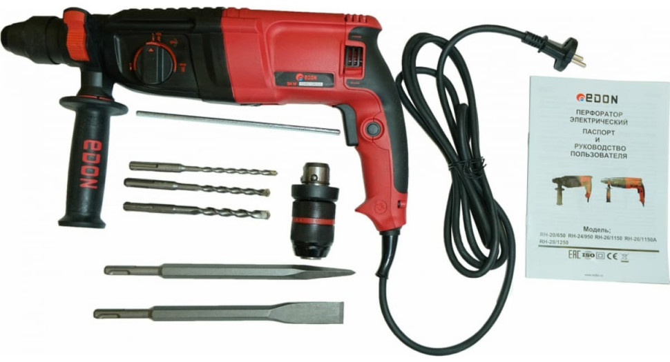 Перфоратор Edon RH-26/1150A