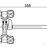 Смеситель Rubineta C-1 Cross (K) (C1SK06)