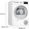 Сушильная машина Bosch Serie 4 WTH86277PL