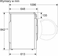Сушильная машина Bosch Serie 4 WTH86277PL