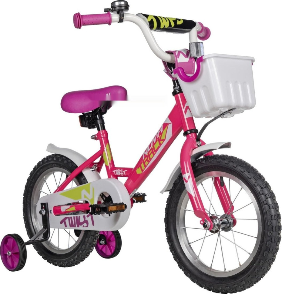 Детский велосипед Novatrack Twist 14 2025 141TWIST.PN5 (розовый)
