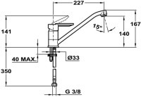 Смеситель Teka ML 81913620VC