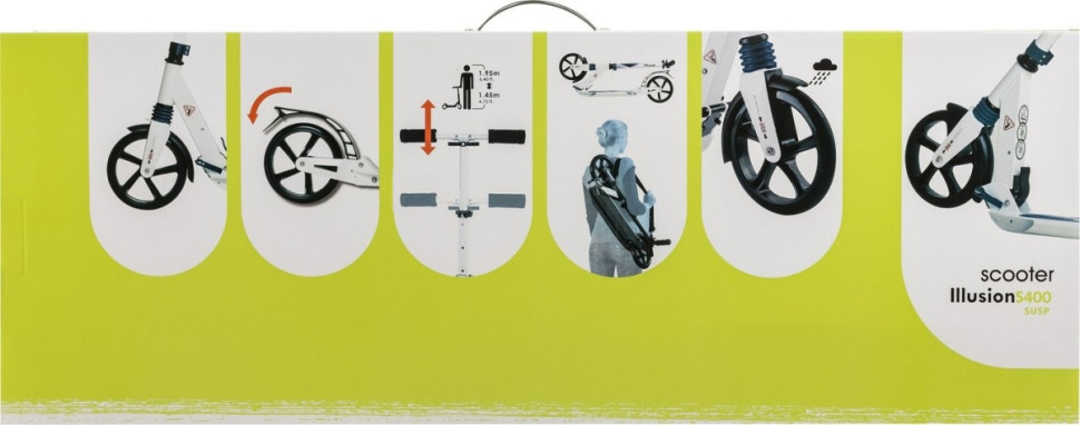 Самокат Ricos Illusion S400H (фиолетовый)