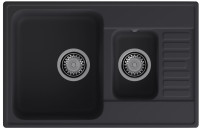 Кухонная мойка GranFest QUARZ Z-21K (черный)