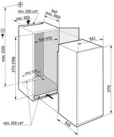 Встраиваемый холодильник однодверный Liebherr IRBSd 5120 Plus BioFresh