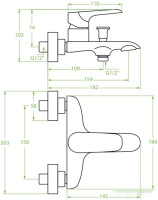 Смеситель Laveo Alea BLE 010D