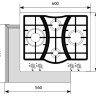 Варочная панель LEX GVE 643C IV
