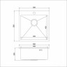 Кухонная мойка Mixline Pro 550548 (золото, с сифоном)