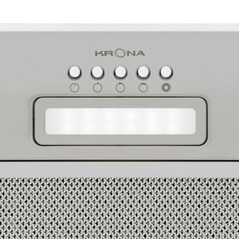Вытяжка Krona Ameli Light 600 Inox PB (нержавеющая сталь)