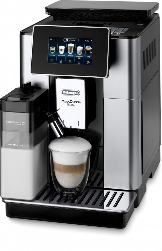 Эспрессо кофемашина Delonghi PrimaDonna Soul ECAM610.55.SB Эспрессо кофемашина Delonghi PrimaDonna Soul ECAM610.55.SB