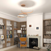 Припотолочная люстра Евросвет Smart Posh 90275/3 (медный)