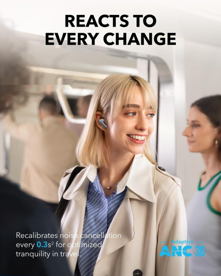 Наушники Anker Soundcore Liberty 4 Pro (голубой матовый)