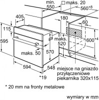 Духовой шкаф Bosch HBF134ES1
