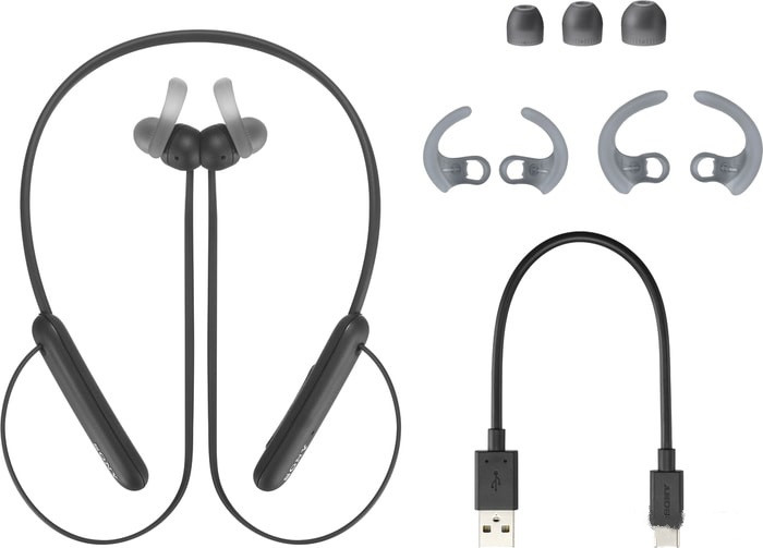 Наушники Sony WI-SP510 (черный)
