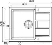 Кухонная мойка Franke Sirius SID 611-62/44 (серый)