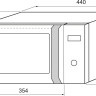Микроволновая печь Krona Quantum 44 MR/IX