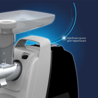 Мясорубка Аксион М62.02 (черный/серебристый)