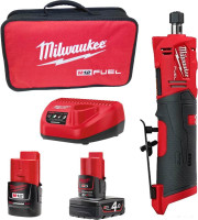 Шлифовальная машина Milwaukee M12 Fuel FDGS-422B 4933471436 (с 2-мя АКБ 2 Ah, 4 Ah)