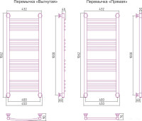 Полотенцесушитель Сунержа Богема+ 1000x400 30-0220-1040