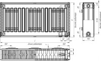 Радиатор Лидея ЛК 22-515 тип 22 500x1500