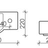 Умывальник Ceramica Nova Element CN6039L