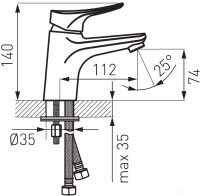Смеситель Ferro Espacio BES2
