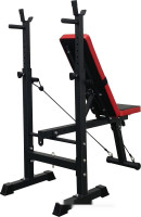 Силовая скамья Calviano 1008 (красный/черный)