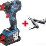 Ударный гайковерт Bosch GDX 18V-200 C Professional 0615990L00 (с 2-мя АКБ, кейс)