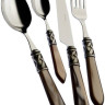 Набор столовых приборов Bugatti Aladdin ALBOM-C4250 (24 шт, хром/оникс/состаренное серебро)