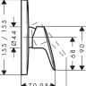 Смеситель Hansgrohe Logis [71605000]