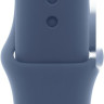 Умные часы Apple Watch Series 10 42 мм (алюминиевый корпус, серебристый/синий, спортивный силиконовый ремешок S/M)