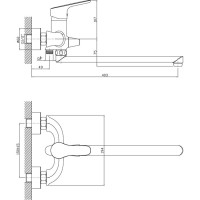 Смеситель Zollen Zeven [ZE62610941]