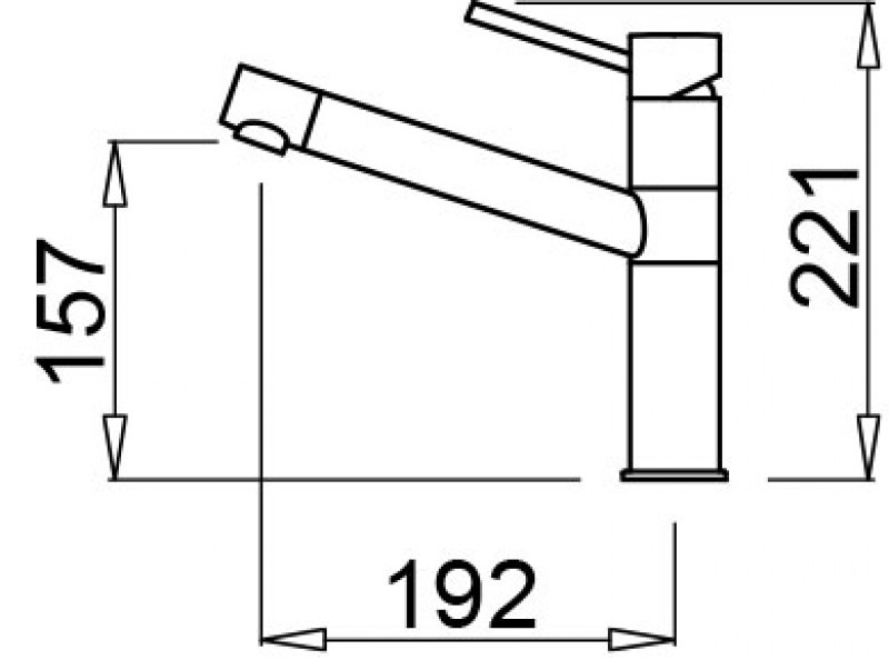 Смеситель Elleci Sava M79 Aluminium