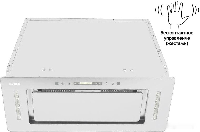 Вытяжка Backer BH54MC-18F12K-White