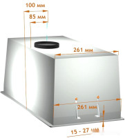 Вытяжка Backer BH54MC-18F12K-White