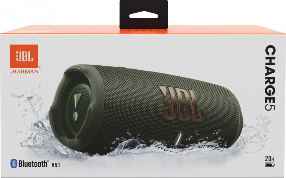 Портативная акустика JBL Charge 5 (зеленый)