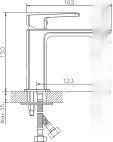Смеситель Haiba HB10176 (хром)