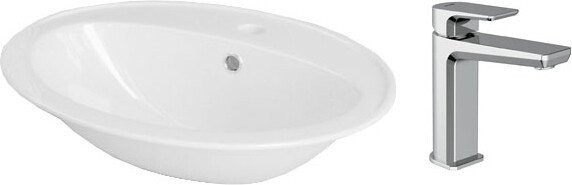 Умывальник Cersanit Calla 54 S-UM-Cl/1-w + 63063